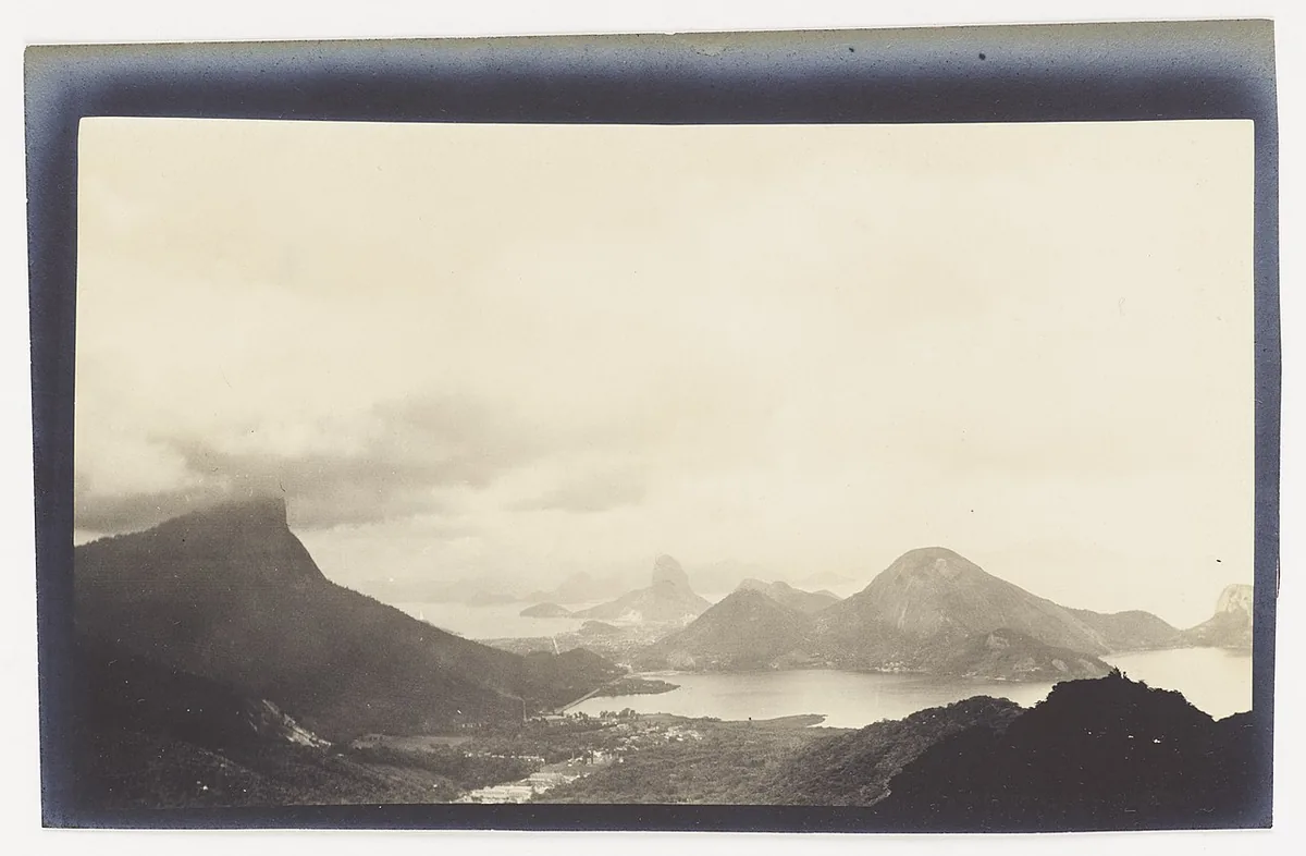 Historic view of Lagoa, Rio de Janeiro — Vista da Lagoa Rodrigo de Freitas