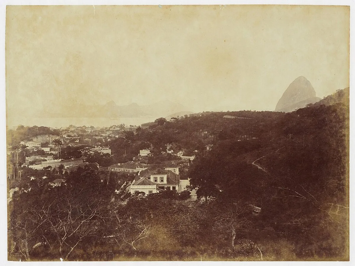 Vista histórica de Laranjeiras, Rio de Janeiro — Vista de Laranjeiras