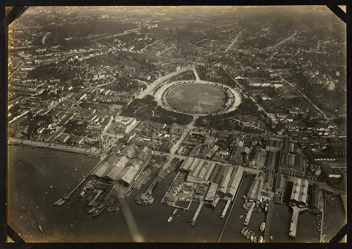 Vue historique de São Cristóvão, Rio de Janeiro — Vista aérea do bairro de São Cristovão, destaque para o Campo de São Cristóvão