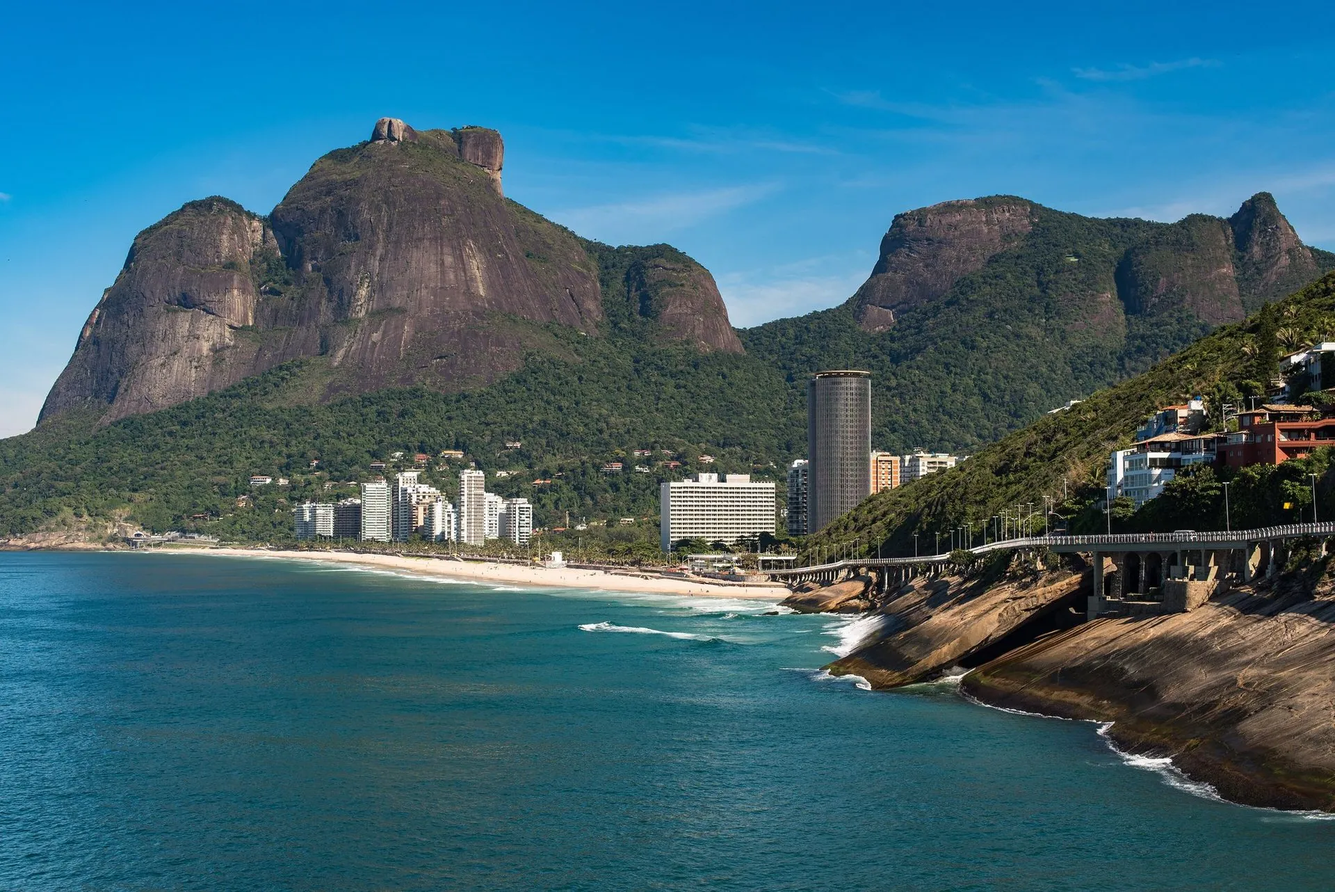 Pedra da Gávea from São Conrado