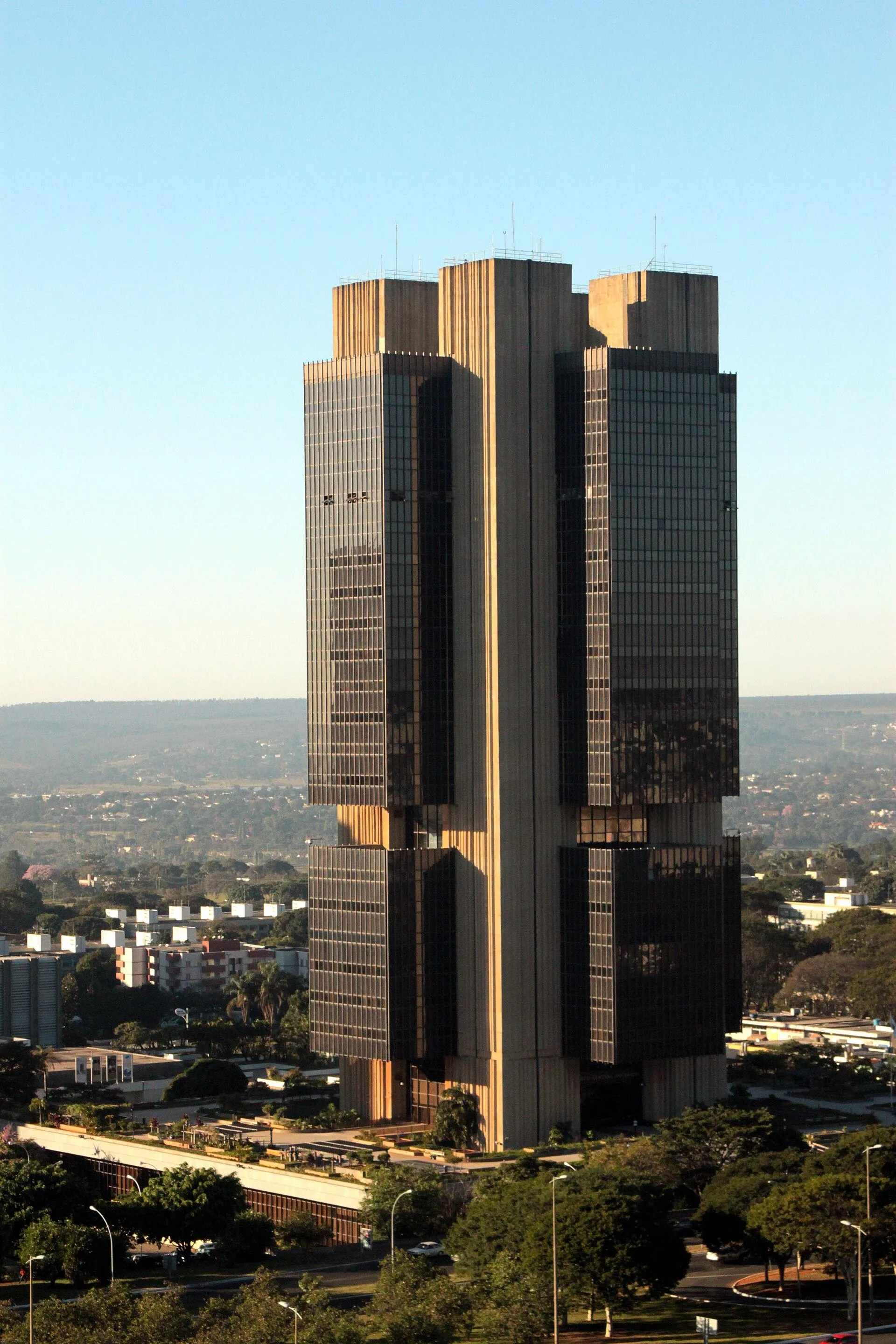 The headquarters building of the Banco Central do Brasil in Brasília